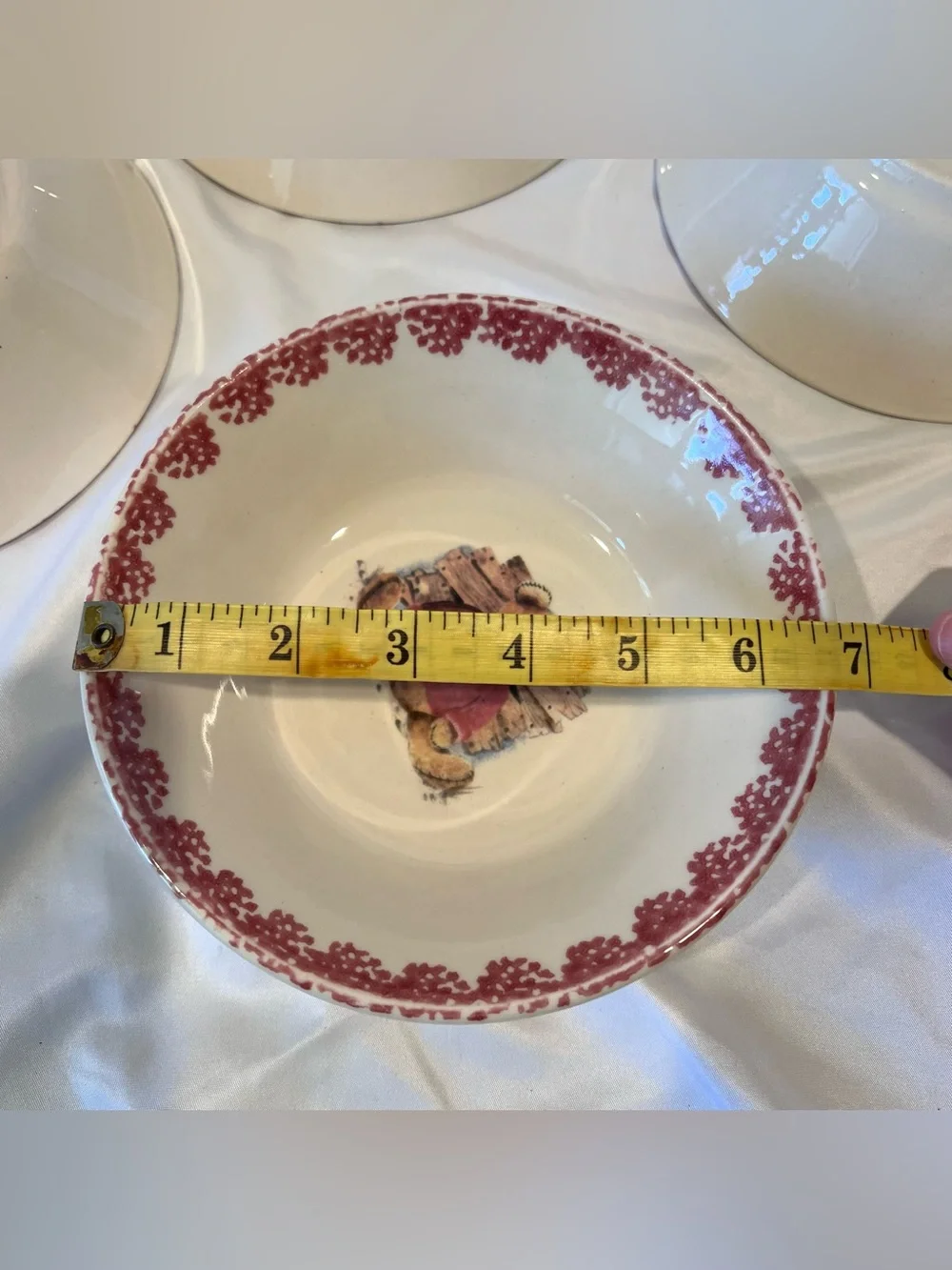 Stoneware Teddy Bear Bowls Set of 4